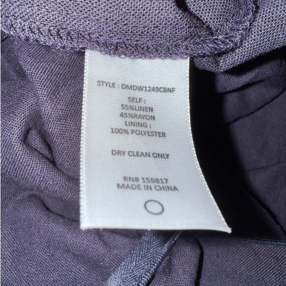 NWOT Altar'd State Puff Sleeve Sweetheart Neckline Mini Dress Navy size L - Picture 6 of 8